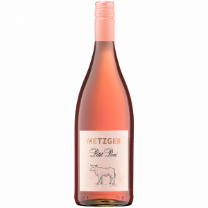 Flasche Metzger Petit Rosé Wein