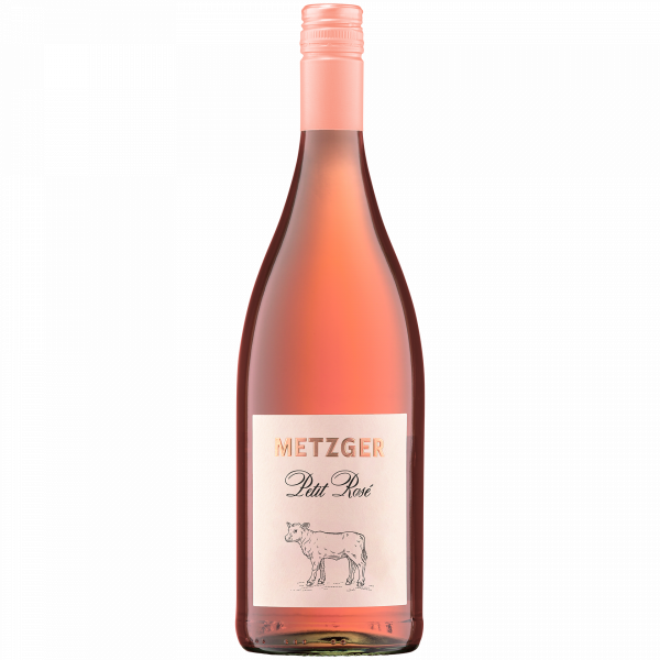 Flasche Metzger Petit Rosé Wein