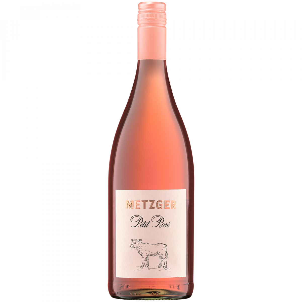 Flasche Metzger Petit Rosé Wein