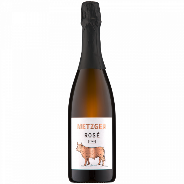 Flasche Metzger Rosé Zero