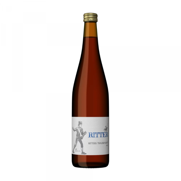 Flasche Ritters Traubensaft mit Etikett